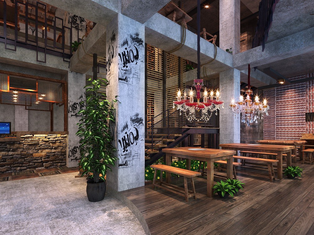 餐厅装修设计灯光装饰布局