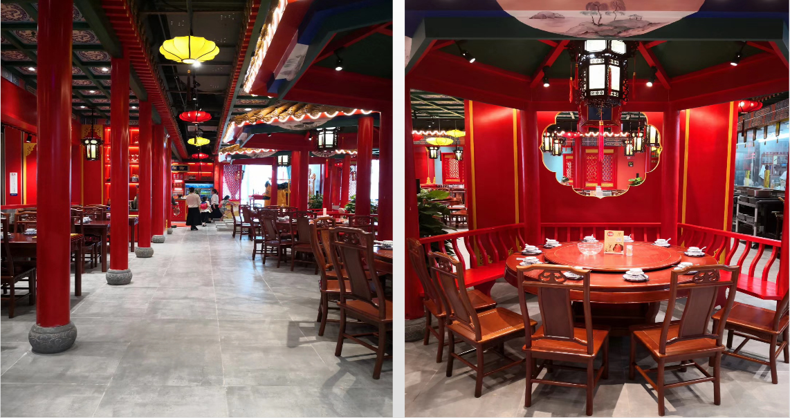 如何让深圳龙岗中式餐厅设计显得更有韵味？