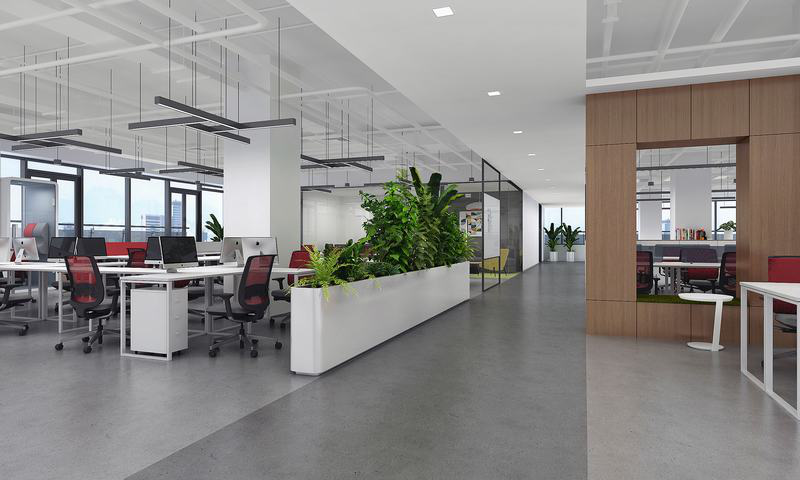 深圳宝安沙井办公室装修中玻璃主要作用有哪些？